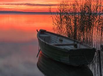 boat on lake
